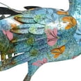 thumbnail image 5 of DecMode 20" Indoor Outdoor Peacock Garden Sculpture with Crystal Accents, 5 of 13