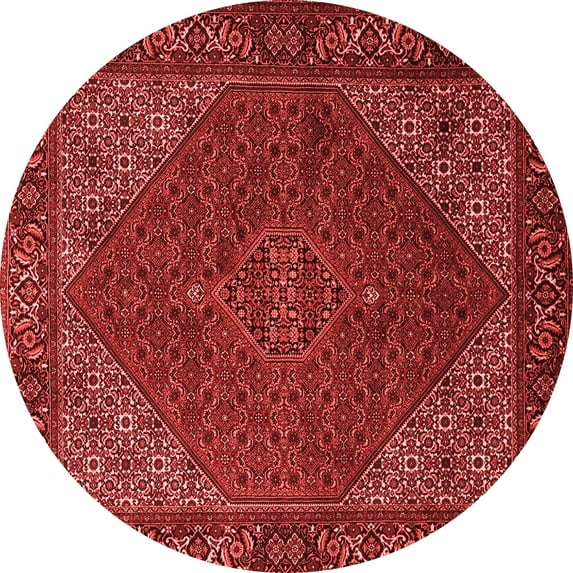 Ahgly Company Indoor Round Persian Red Traditional Area Rugs, 5' Round