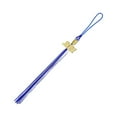thumbnail image 3 of pitrice Tassel Decoration Hanging Date Drop Tassel Pendant Polyester Graduation Cap Drop Prop, Dark Blue and White, 3 of 7