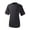 Black, variant on A4 Mens 100% Polyester Workouts Look Great Short Sleeve Crew Neck Birds Eye Mesh T-Shirt, Graphite, XX-Large, N3252