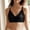 c01Black, variant on Satin Bralette, Luxury Silk Full-Coverage Wire-Free Bra for Women, Lightweight Soft Comfortable Breathable Brown M