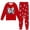 Red, variant on Kids Outfits Set 6 7 Six Seven Letter Outfits Set Comfortable Boys Allover Print Two Piece Homewear Long Sleeve Top And Pants Comfy Loungewear Pink 2-3 Years