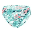 thumbnail image 1 of Kids Girls' Slim Swimming Bottom with Lining UPF50+ Sun Protection Rash Guard Swim Brief Palm Leaves 14, 1 of 5