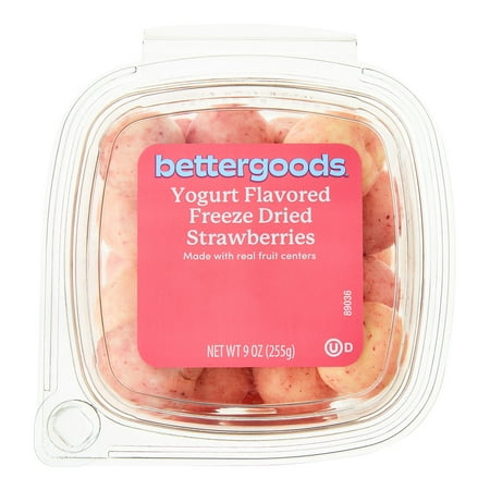 bettergoods Yogurt Flavored Freeze Dried Strawberries, 9 oz