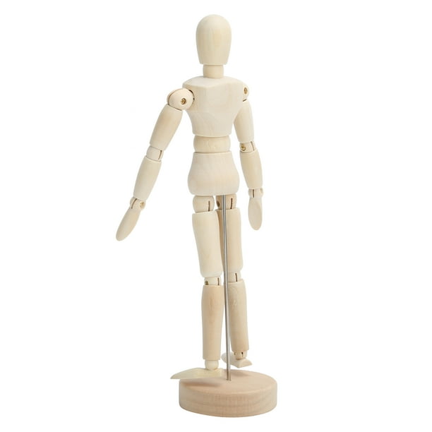 Maniquí De Madera De 21,7 Cm De Alto, Modelo Humano De Dibujo Ajustable Movible Para Adornos Del Hogar