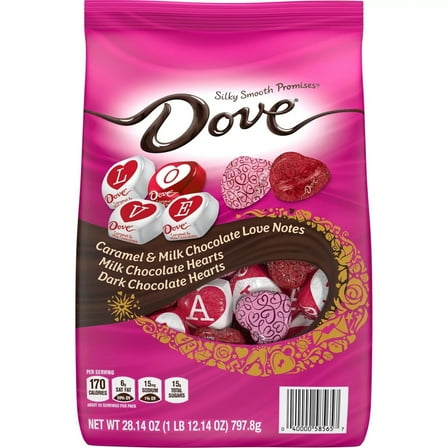 Dove Promises Assorted Milk and Dark Chocolate Candy Valentine's Day Mix (28 Oz)