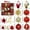 XXNew--D, variant on 100Fens Christmas Ball 44pc Set Of Painted Plastic Electroplated Balls For Christmas Decoration all-Purpose Christmas Balls