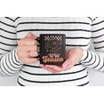 thumbnail image 2 of Tis the Season, Retro Autumn or Fall Pumpkin Art Merch Gift, Black 11oz Ceramic Mug, 2 of 5