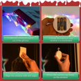 thumbnail image 3 of 3pcs Christmas Window Lights Decorations, Battery Powered Christmas Window Hanging Multicolor Lighted Tree Bell, 3 of 5