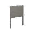 thumbnail image 6 of AFI NoHo Modern Panel Wood Headboard, Twin, Grey, 6 of 6