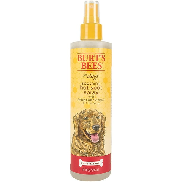 Burt S Bees For Dogs Natural Hot Spot Spray For Dogs Relieves Soothes Dog Hot Spots Hot Spot Spray Made With Apple Cider Vinegar Aloe Vera P Walmart Com