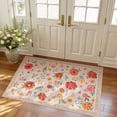 thumbnail image 4 of Bleum Cade 2x3 Small Area Rugs for Entryway, Boho Floral Washable Rug, Non Slip Door Mat Indoor Ourdoor, Soft Faux Wool Low-Pile Welcome Door Mat for Hallway Laundry, 4 of 10