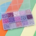 thumbnail image 4 of GUOOL Bracelet en Perles de Verre Rondes Colorées avec Boîte de Rangement pour Bricolage, 4 of 7