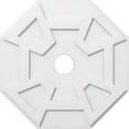 thumbnail image 1 of Ekena Millwork CMP26LG-04000 26 in. OD x 4 in. ID Square Logan Architectural Grade PVC Contemporary Ceiling Medallion, 1 of 1