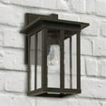 thumbnail image 2 of 1 Light Outdoor Wall Lantern Rain Or Shine Made For Coastal Environments-Oiled Bronze Finish Capital Lighting 943811Oz, 2 of 10