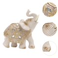 thumbnail image 6 of TISHITA Animal Sculpture Elephant Statue Gift Crafts Collection Resin Figurine Ornament for Indoor Bookshelf Fireplace Office Hallway A, 6 of 8