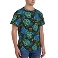 thumbnail image 2 of Bixox Men's Play Game Printed Short Sleeve Skinny Athletic T-Shirt, 2 of 6