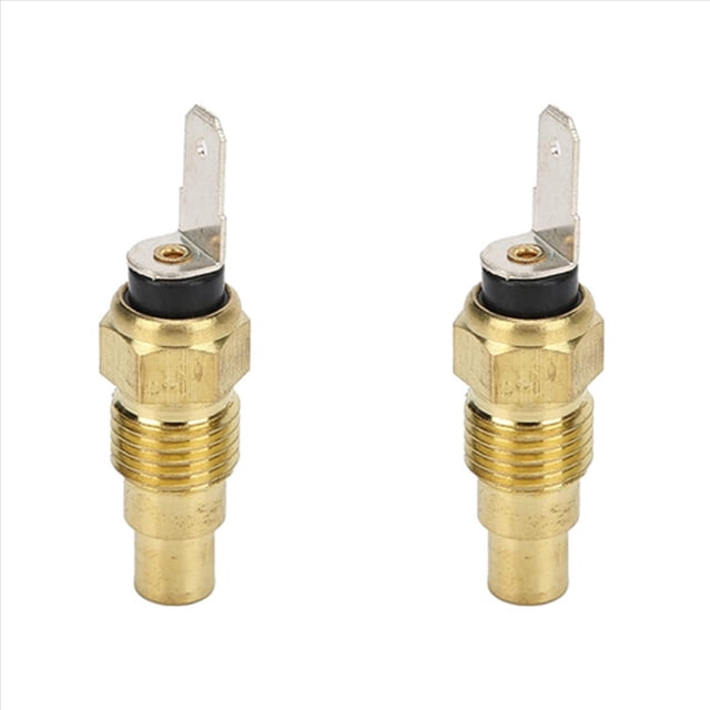 2X Coolant Temperature Sensor Cooling Temp Sender for 25080-89907,2 x Water temperature sensor,gold