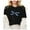 Black, variant on Women's Cute T-Shirt Loose Crew Neck Comfy Breathable T-Shirt Graphic Print Summer Short Sleeve Shirt