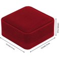 2 Pieces Velvet Bracelet Boxes for Jewelry Gift, Classic Jewelry Box