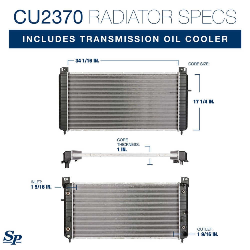 Spectra Premium Mobility Solutions CU2370 Radiator