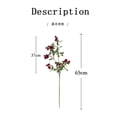thumbnail image 4 of Qholemyo Artificial Long Stems Mini Roses Fake Flowers For Modern Living Room Table Decor Floral Arrangements And Home Ornaments, 4 of 4