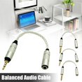 thumbnail image 2 of Audio Adapter Cable 4.4 Balanced Male /2.5 Balanced 3.5 to Female Stereo UK, 2 of 8