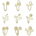thumbnail image 1 of African Nose Cuff, Nose Cuff Non Piercing, Gold Nose Cuff, Fake Nose Ring, Clip On Nose Ring For Women Men, 1 of 2