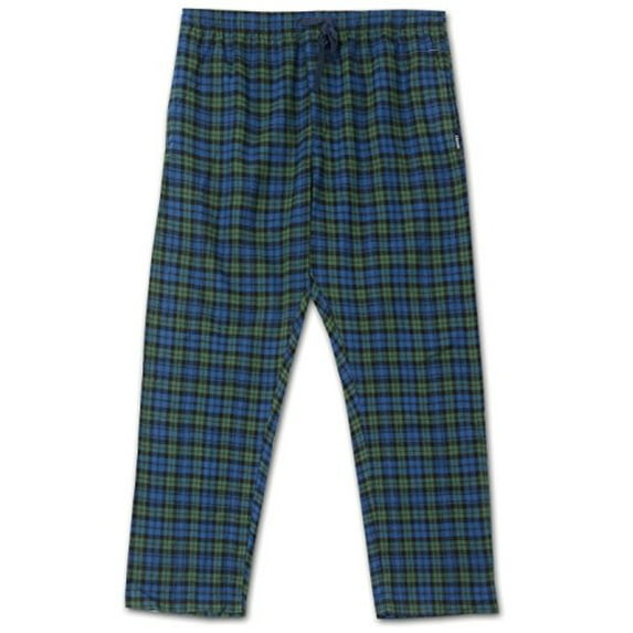 Hanes Big and Tall Flannel Lounge Pant (Green 5X)