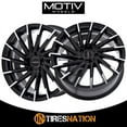 thumbnail image 2 of Motiv 417Mbt Montage 20x8.5 5x114.3 +40et Gloss Black Machined Spoke Tips Wheel 2018 Toyota RAV4, 2 of 5
