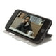 Moshi SenseCover - Housse de Protection pour Téléphone Portable - Similicuir, Polyuréthane Thermoplastique (TPU) - Acier Noir – image 2 sur 6