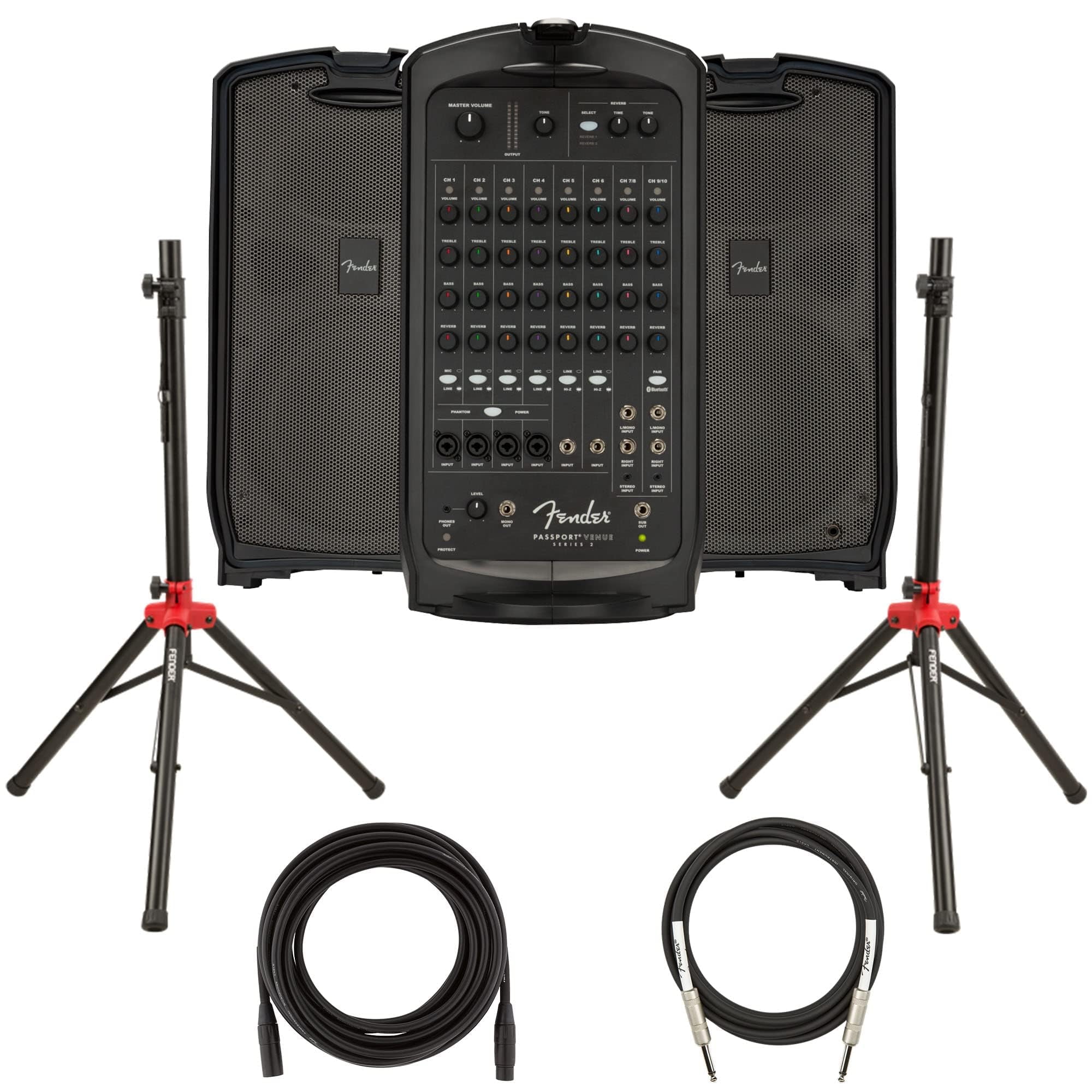Fender Passport Conference S2 Portable PA System Bundle with