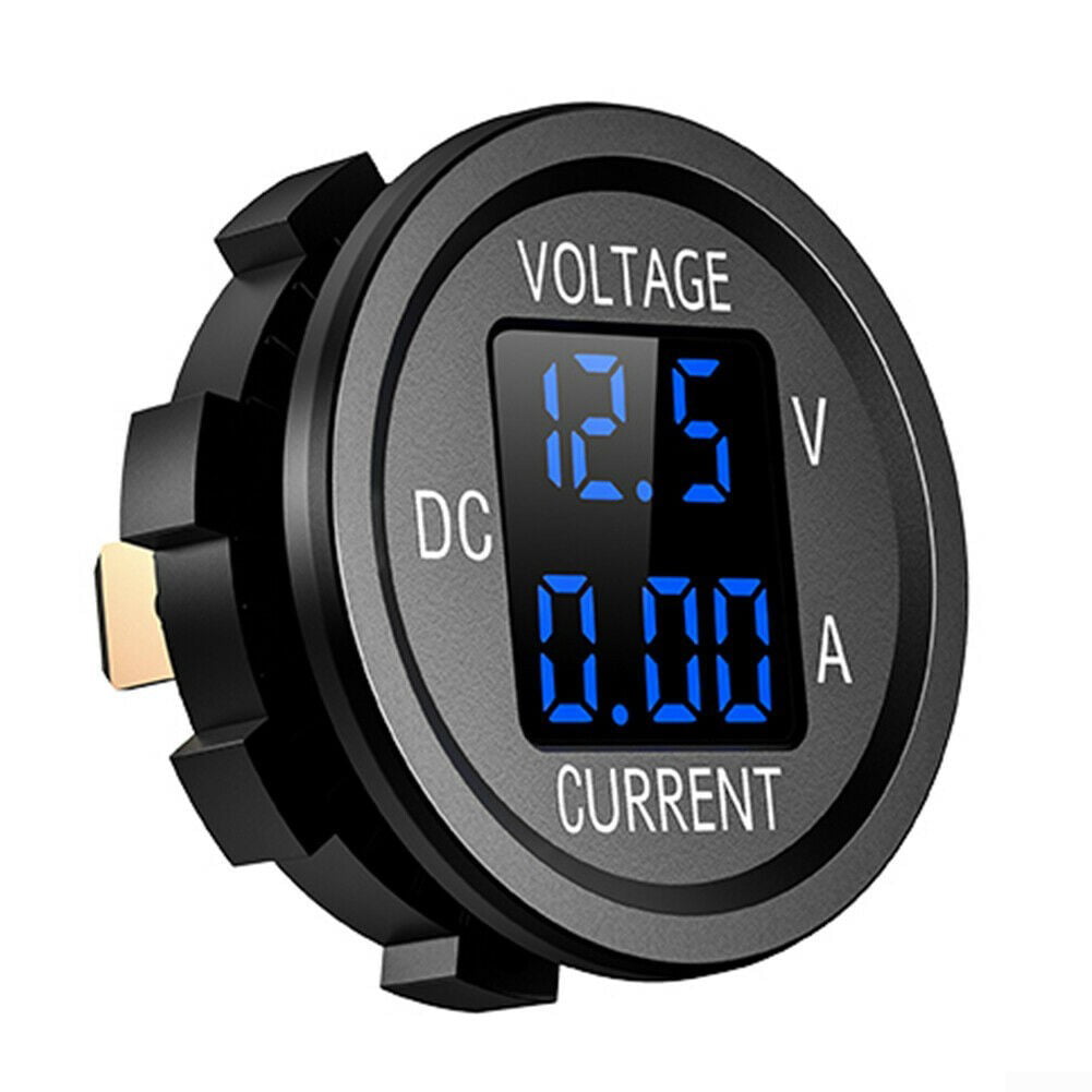 Dc Led Voltmeter Voltage Gauge Display Panel Volt Meter Car Camper 