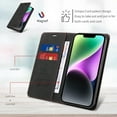 thumbnail image 6 of Dteck for Samsung Galaxy S22 Ultra Wallet Case with RFID Blocking, PU Leather Flip Folio Card Holders RFID Blocking Kickstand Shockproof TPU Inner Shell Phone Cover for Women Men, black, 6 of 8