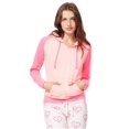 thumbnail image 1 of Sudadera con capucha y manga con logotipo de Aeropostale para mujer, rosa, grande, 1 of 2