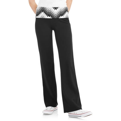 No Boundaries Juniors' Flare Yoga Pants (Prints & Solids)