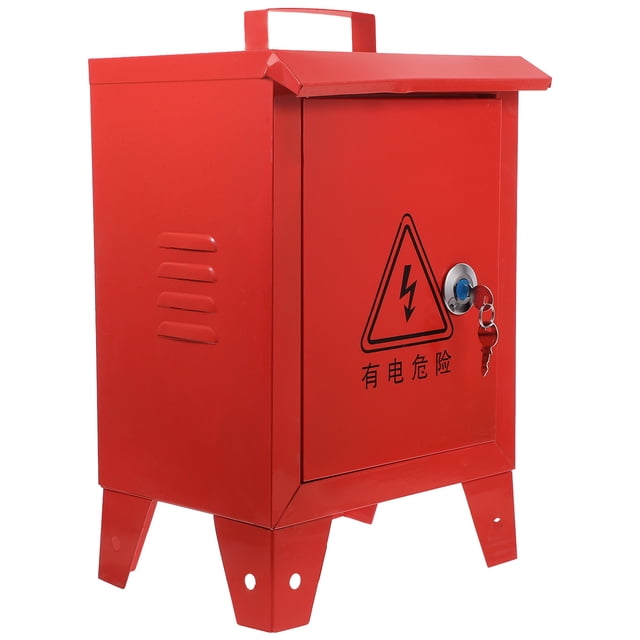 WHAMVOX 1Set Rectangular Electrical Distribution Box Metal For Outdoor Work Environments