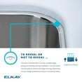 thumbnail image 4 of Elkay Lustertone Classic Stainless Steel Single Bowl Undermount ADA Kitchen Sink, 4 of 10