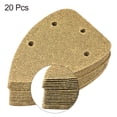 thumbnail image 3 of Uxcell 5 Agujeros 5.5-in 40 Granos Lija Abrasiva de Óxido de Aluminio con Espalda de Flocking Paquete de 20, 3 of 6