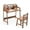 Antique Brown, variant on UNICOO® Height Adjustable Bamboo Kids Desk and Chair Set - Ergonomic Kid Desk and Chair Set for Study, Writing, and Homework - Durable and Eco-Friendly Kids' Desks for Home and School (White 01)