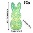 thumbnail image 6 of Hollow Out Glowing Bunny Figurine This 3D Printed 12cm Easter Bunny Lamp Creates A Warm Ambiance As A Decorative Statue For Living Spaces And Offices, 6 of 8