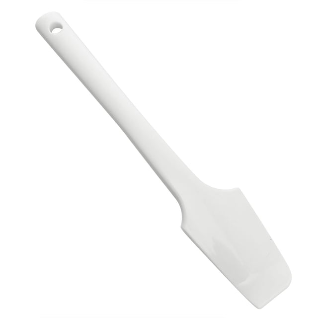 MasteelfCA Portable Long Handle Silicone Scraper Cream Spatula Baking Gadget (White)