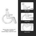 Disabled Sign Washroom Plate Wheelchair Simple Toilet Door Accessible