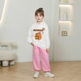 thumbnail image 2 of lnmuld Girls Tops Girls Hooded Sweatshirt Capybara Print Casual Loose Fit Long Sleeve Top for Toddler Kids Soft Comfortable Autumn Winter Outfits Size:6-7 Years, 2 of 5