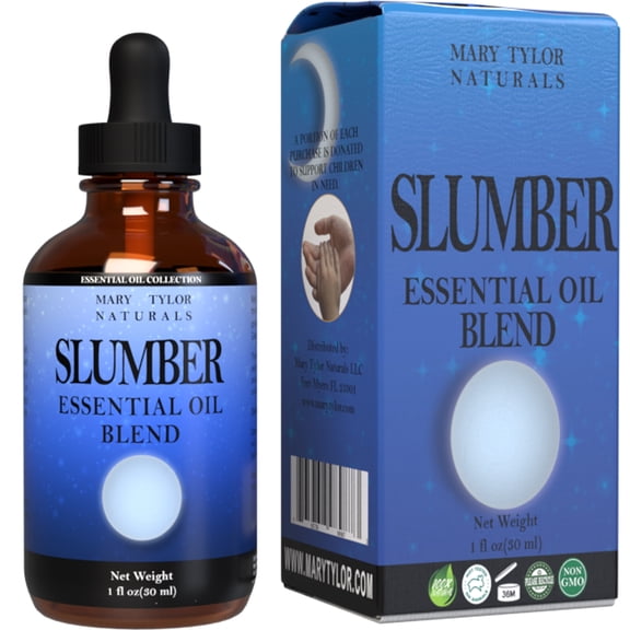 Slumber Essential Oil Blend (1 oz), Premium Therapeutic Grade, 100% Pure and Natural, Perfect for Aromatherapy, Relaxation, Improved Mood and Much More by Mary Tylor Naturals