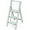 Fairyland Green, variant on 3 Step Ladder,Lightweight Aluminum Step Stool with Convenient Handgrip, Folding Ladder with Anti-Slip Pedals, 330lbs Capacity Stepladder for Home, Office