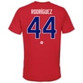 thumbnail image 3 of Men's LEGENDS Julio Rodriguez Red Dominican Republic Baseball 2023 World Baseball Classic Name & Number T-Shirt, 3 of 3