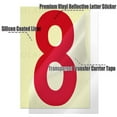 Tanjnj Clearance Stickers Mailbox Numbers For Outside 5 Sets 09 Reflective Number Stickers
