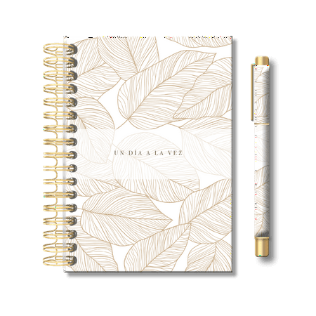 Pura Vida Books Journal, One Day at a Time, Inspirational Notebook