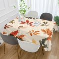 thumbnail image 2 of Yayeee Tablecloths 54" x 54" Rectangle Wrinkle Resistant Party Table Cover, Yellow Autumn Leaves, 2 of 8